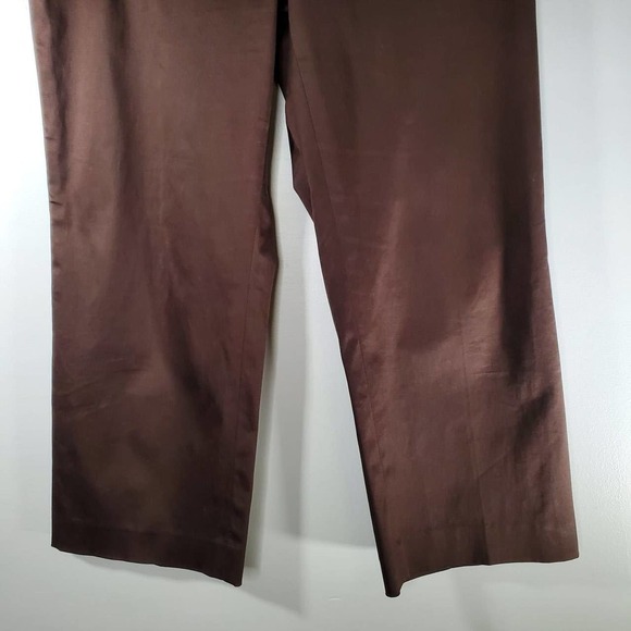 Ann Taylor Lindsay Curvy Capri Pants Brown Size 6 - Picture 3 of 7